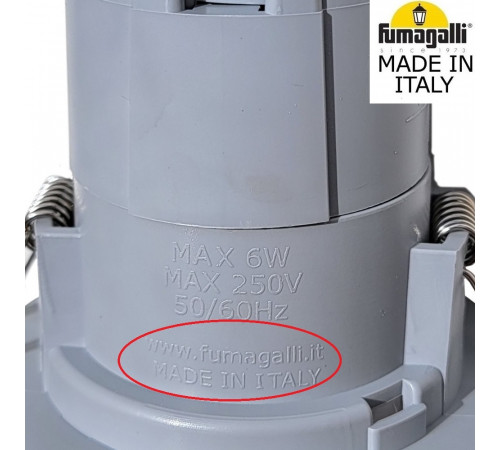 Уличный встраиваемый светильник Fumagalli Teresa 3L0.000.000.LYU1L