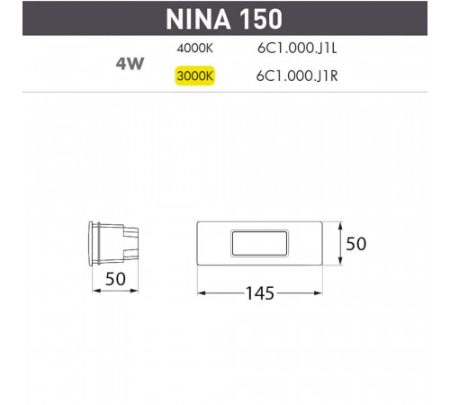 Уличный светодиодный светильник Fumagalli Nina 6C1.000.000.WYJ1L Уличный светодиодный светильник Fumagalli Nina 6C1.000.000.WYJ1L