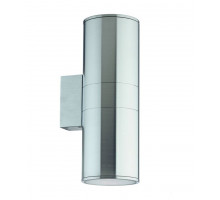 Уличный настенный светильник Ideal Lux Gun AP2 BIg Alluminio 033020