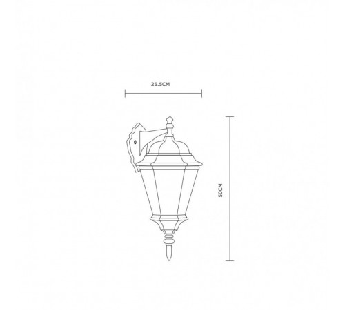 Настенный светильник ARTE Lamp A1204AL-1BN Настенный светильник ARTE Lamp A1204AL-1BN