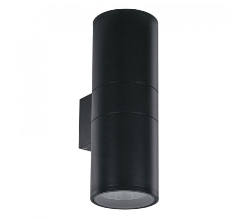 Уличный настенный светильник Ideal Lux Gun AP2 Big Nero 092317 Уличный настенный светильник Ideal Lux Gun AP2 Big Nero 092317
