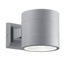 Уличный настенный светильник Ideal Lux Snif Round AP1 Grigio 061474