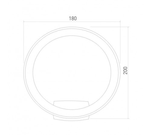 Уличный настенный светильник Elektrostandard Ring 4690389175961 Уличный настенный светильник Elektrostandard Ring 4690389175961