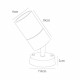 Уличный настенный светильник ARTE Lamp MISTERO A3304AL-1GY