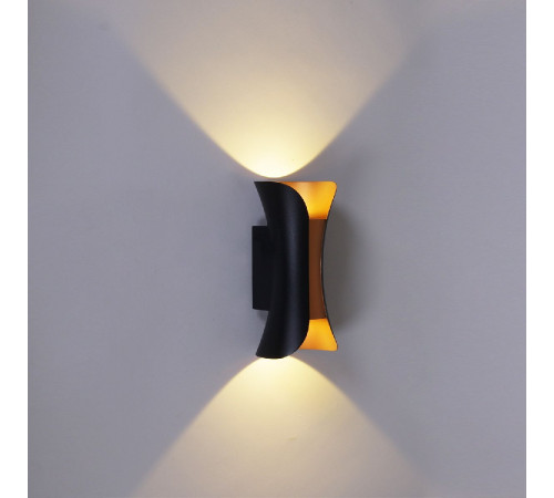 Архитектурный светильник Reluce 86852-9.2-002KT LED2*5W BK+GD Архитектурный светильник Reluce 86852-9.2-002KT LED2*5W BK+GD