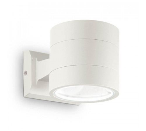 Уличный настенный светильник Ideal Lux Snif Round AP1 Bianco 144283 Уличный настенный светильник Ideal Lux Snif Round AP1 Bianco 144283