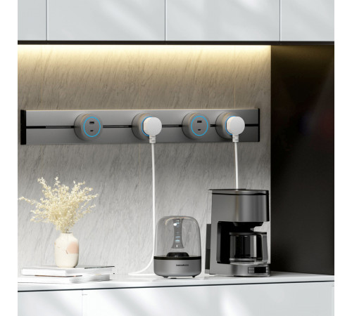 Трековая подсветка Arte Milano Am-track-sockets 397953TLS/LWS Grey Трековая подсветка Arte Milano Am-track-sockets 397953TLS/LWS Grey