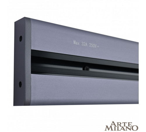 Накладной шинопровод с выключателем Arte Milano Am-track-sockets 385205TOB/50 Grey Накладной шинопровод с выключателем Arte Milano Am-track-sockets 385205TOB/50 Grey