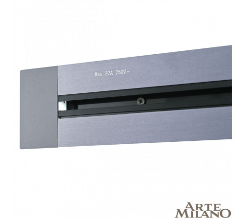 Встраиваемый шинопровод Arte Milano Am-track-sockets 382305TB/50 Grey Встраиваемый шинопровод Arte Milano Am-track-sockets 382305TB/50 Grey
