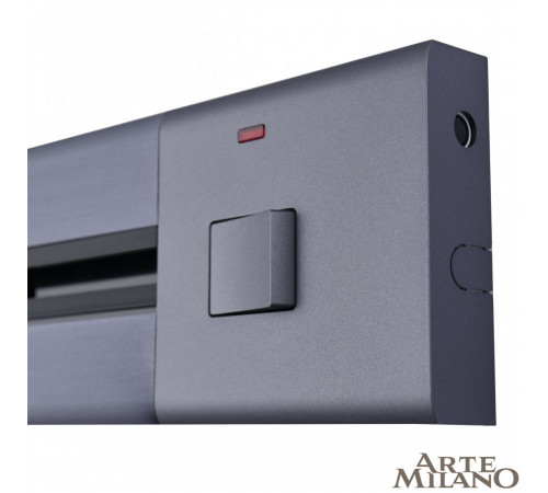 Накладной шинопровод с выключателем Arte Milano Am-track-sockets 385205TOB/50 Grey Накладной шинопровод с выключателем Arte Milano Am-track-sockets 385205TOB/50 Grey