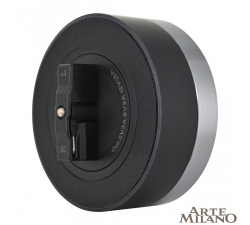 Трековая розетка Arte Milano Am-track-sockets 380066TS LED/USB-Type-C Grey Трековая розетка Arte Milano Am-track-sockets 380066TS LED/USB-Type-C Grey