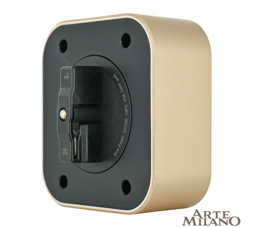 Трековая розетка Arte Milano Am-track-sockets 380022TS/USBx2 Gold Трековая розетка Arte Milano Am-track-sockets 380022TS/USBx2 Gold