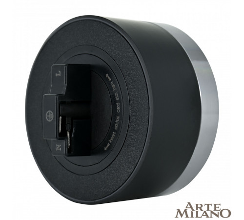 Трековая розетка Arte Milano Am-track-sockets 380066TS LED/ES Grey Трековая розетка Arte Milano Am-track-sockets 380066TS LED/ES Grey