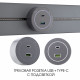 Трековая розетка Arte Milano Am-track-sockets-39 399732TS/USB-Type-C Grey