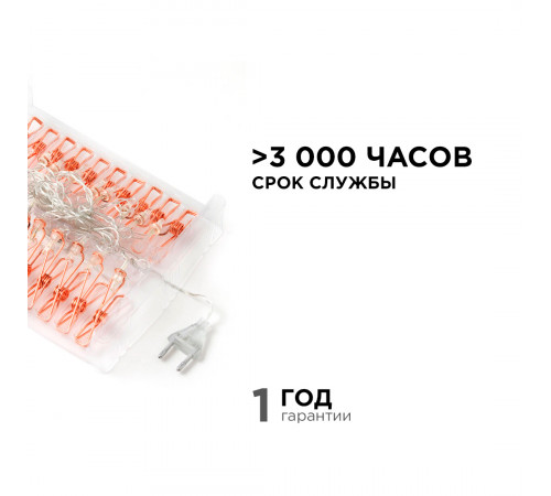 Гирлянда светодиодная Прищепка Apeyron Прищепка 15-60 Гирлянда светодиодная Прищепка Apeyron Прищепка 15-60