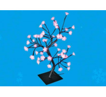 Светодиодное дерево 35x20x45см (UL-00001401) Uniel ULD-T3545-048/SBA PINK IP20 SAKURA