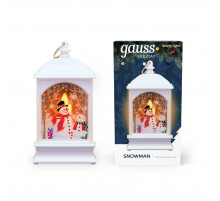 Светодиодный фонарь Снеговик Gauss Holiday HL030