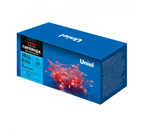 Гирлянда Uniel ULD-S0500-050/DTA RED IP20 Гирлянда Uniel ULD-S0500-050/DTA RED IP20