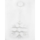 Подвесной светодиодный светильник «Снежинка» Uniel (UL-00007251) ULD-H1819-012/STA/3AAA Warm White IP20 Snowflake
