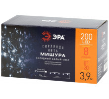 Гирлянда мишура 220V холодный белый ЭРА ENIN - WC Б0047971