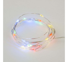 Светодиодная гирлянда Uniel Роса (UL-00007247) разноцветный ULD-S0200-020/DTB/3AA/RC RGB IP20 Dew