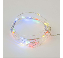 Светодиодная гирлянда Uniel Роса (UL-00007247) разноцветный ULD-S0200-020/DTB/3AA/RC RGB IP20 Dew