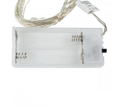 Гирлянда Uniel ULD-S0200-020/SСB/2AA PURPLE IP20 DEW UL-00010897