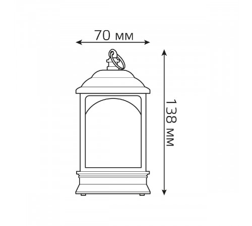 Светодиодный фонарь Снеговик Gauss Holiday HL030 Светодиодный фонарь Снеговик Gauss Holiday HL030