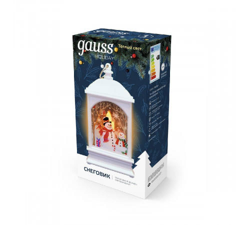 Светодиодный фонарь Снеговик Gauss Holiday HL030 Светодиодный фонарь Снеговик Gauss Holiday HL030