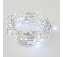 Светодиодная гирлянда Uniel Роса (UL-00007186) белый ULD-S1000-100/SCB/3AA White IP20 Dew