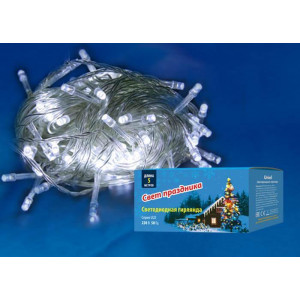 Светодиодная гирлянда (UL-00005259) Uniel 220V белый ULD-S0500-050/DTA White IP20