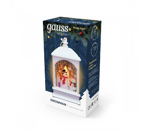 Светодиодный фонарь Снеговик Gauss Holiday HL030 Светодиодный фонарь Снеговик Gauss Holiday HL030