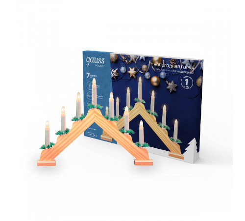 Светодиодный светильник Новогодняя горка Gauss Holiday HL020 Светодиодный светильник Новогодняя горка Gauss Holiday HL020