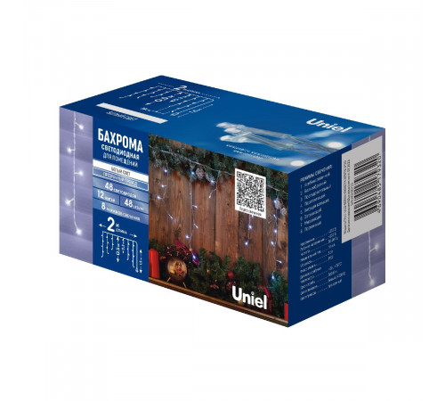 Гирлянда Uniel ULD-B2005-048/DTA WHITE IP20 UL-00010873 Гирлянда Uniel ULD-B2005-048/DTA WHITE IP20 UL-00010873