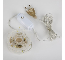 Гирлянда Роса Uniel ULD-S0500-125/DTA WARM WHITE IP20 DEWDROP UL-00012122