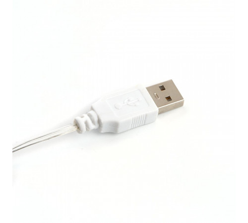 Светодиодная гирлянда Feron Роса USB дневной белый CL576 48187 Светодиодная гирлянда Feron Роса USB дневной белый CL576 48187