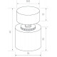 Диммер Arlight SR-NAVE-R24-2CH-BK (12-24V, 96-192W, DIM-CCT) 046134
