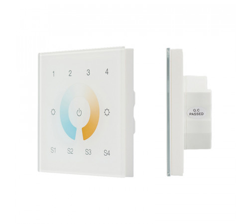 Сенсорная панель Arlight DALI-901-11-4G-4SC-MIX-DT8-IN White BUS/230V 037198 Сенсорная панель Arlight DALI-901-11-4G-4SC-MIX-DT8-IN White BUS/230V 037198