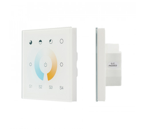 Сенсорная панель Arlight DALI-901-11-1G-4SC-MIX-DT8-IN White BUS/230V 037196 Сенсорная панель Arlight DALI-901-11-1G-4SC-MIX-DT8-IN White BUS/230V 037196