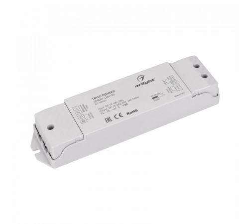 Диммер Arlight Smart-Dim105 (12-48V, 20A, Triac) 035061 Диммер Arlight Smart-Dim105 (12-48V, 20A, Triac) 035061
