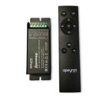 Диммер Apeyron 12/24В 288/576Вт 3 канала*8А IP20 пульт easy control радио 04-38