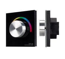 Панель Arlight Smart-P5-RGB-G-IN Black (3V, Rotary, 2.4G) 033757