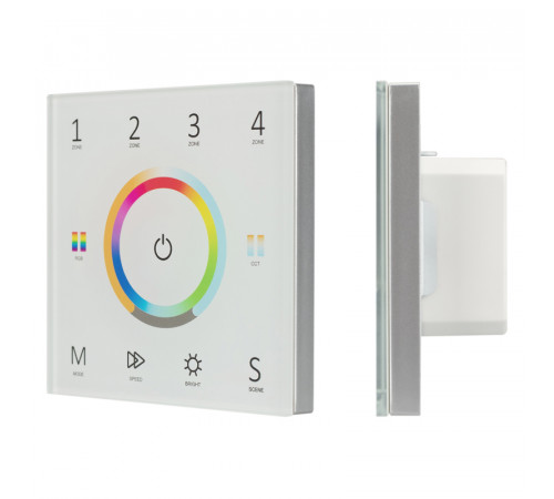 Панель Arlight Sens Smart-P67-Multi White (230V, 4 зоны, 2.4G) 028321 Панель Arlight Sens Smart-P67-Multi White (230V, 4 зоны, 2.4G) 028321