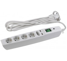 Сетевой фильтр Эра SFU-5es-2m-W C0043327