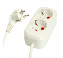 Удлинитель двухместный Stekker Home 49341