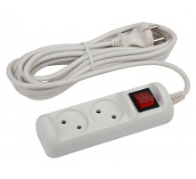 Удлинитель электрический Эра U-2s-1,5m-2x1 Б0044046