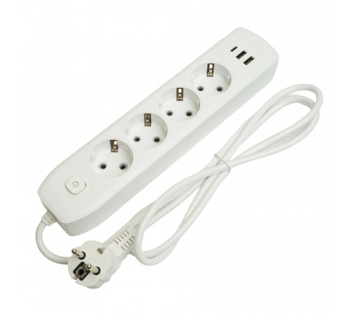 Удлинитель Stekker Home plus HM08-43-02 49971 Удлинитель Stekker Home plus HM08-43-02 49971