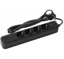 Сетевой фильтр Эра USF-4es-1,5m-2xUSBAC-B Б0059572