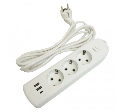 Удлинитель Stekker Home plus HM08-33-02 49977 Удлинитель Stekker Home plus HM08-33-02 49977