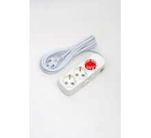 Удлинитель с/з 3вх с защитными шторками ELBI Myra 527-010203-321